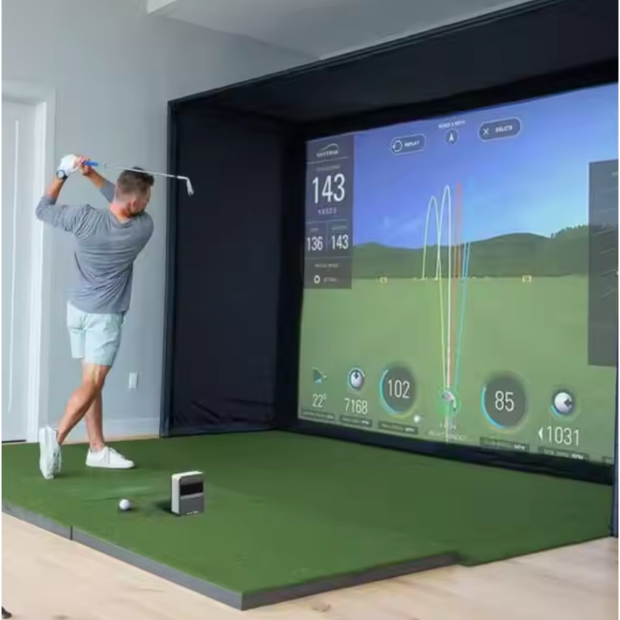 TruVision Elite Golf Simulator - Jon and Molly's Wholesale HQ